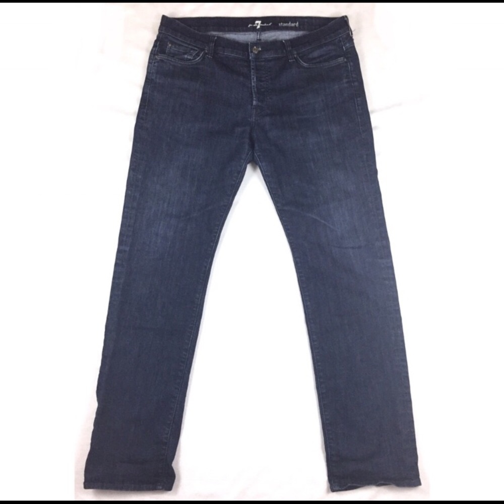 7 For All Mankind Standard Jeans Dark Wash